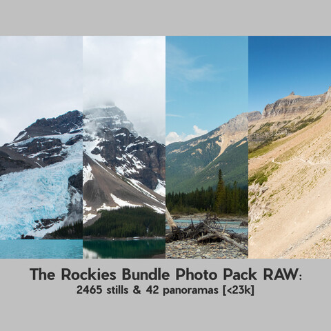 The Rockies Bundle Photo Pack RAW