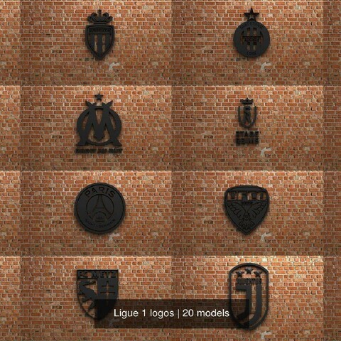 Ligue 1 logos Collection