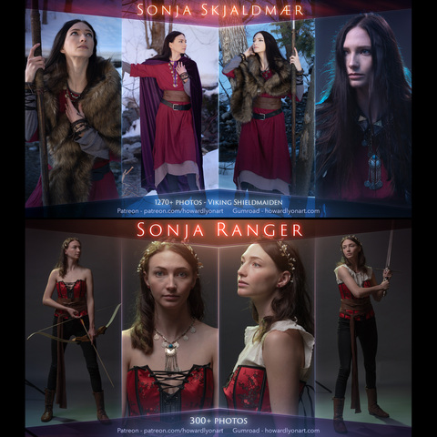 Shieldmaiden and Ranger Reference Packs