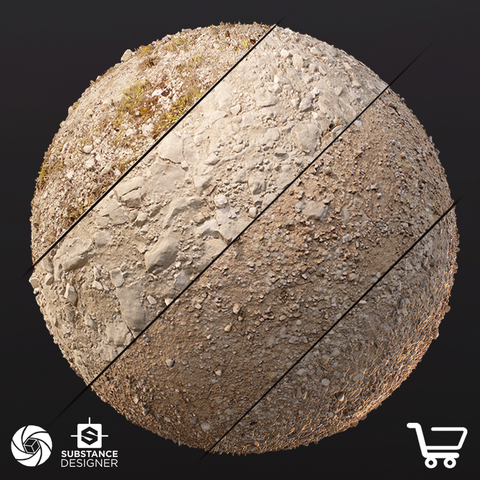 Photogrammetry Ground Material - Collection 1 (Standard License)