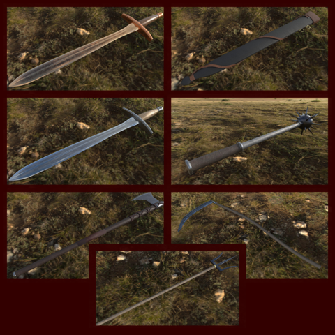 Medieval Weapon Set 1, Commercial Licenses