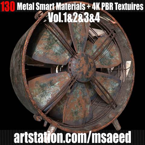 4 Metal Smart Materials Bundle ( Standard License )