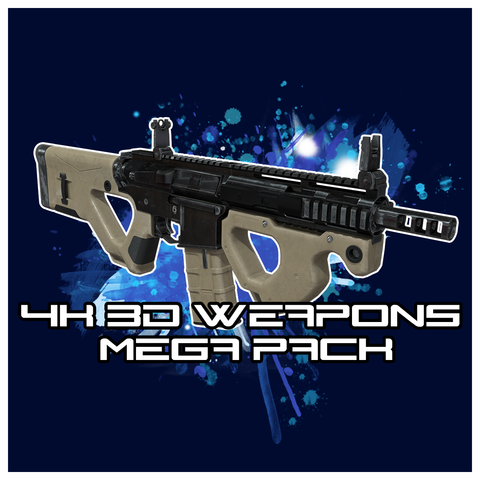 4K 3D Weapon Mega Pack