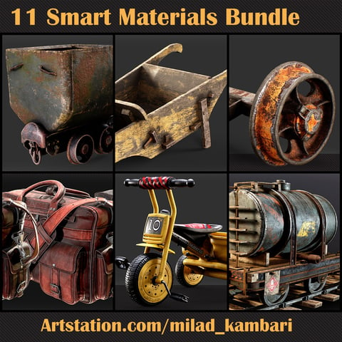 11 Smart Materials Bundle ( Commercial License )
