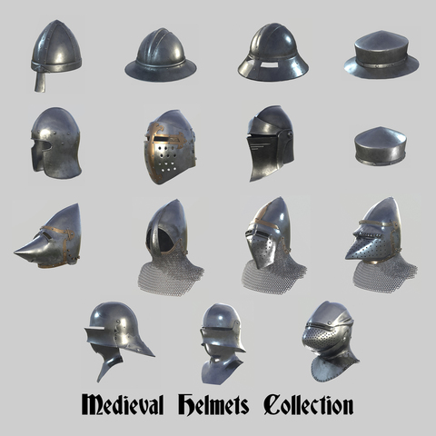 Medieval Helmets collection