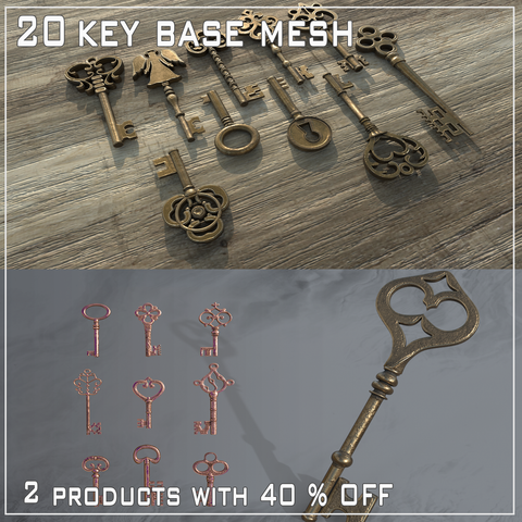 20 Key Base Mesh (40 % OFF) (standard License)