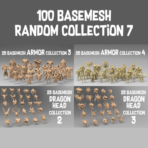 100 basemesh random collection 7