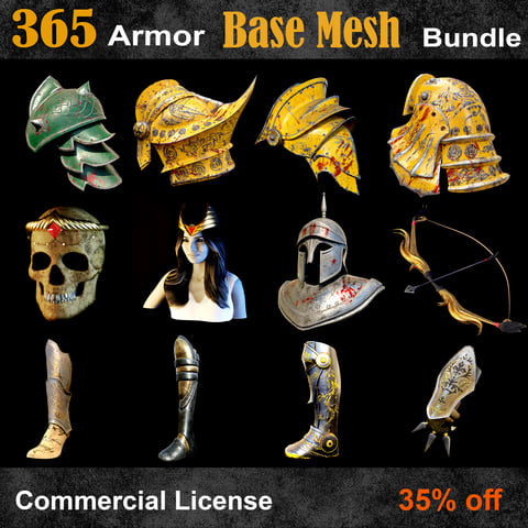365 Armor Base Mesh ( Commercial License )