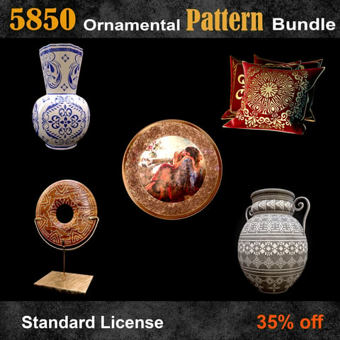 5850 ornamental pattern  ( Standard License )