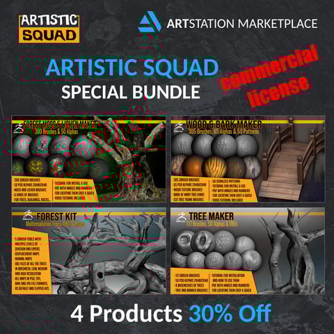 Trees And Wood Bundle COMMERCIAL