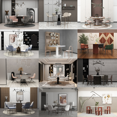 12 Dining Rooms - Bundle 03 ( Extended Commercial License )