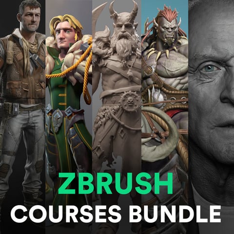 Zbrush Course Bundle - Become Zbrush Pro Artist