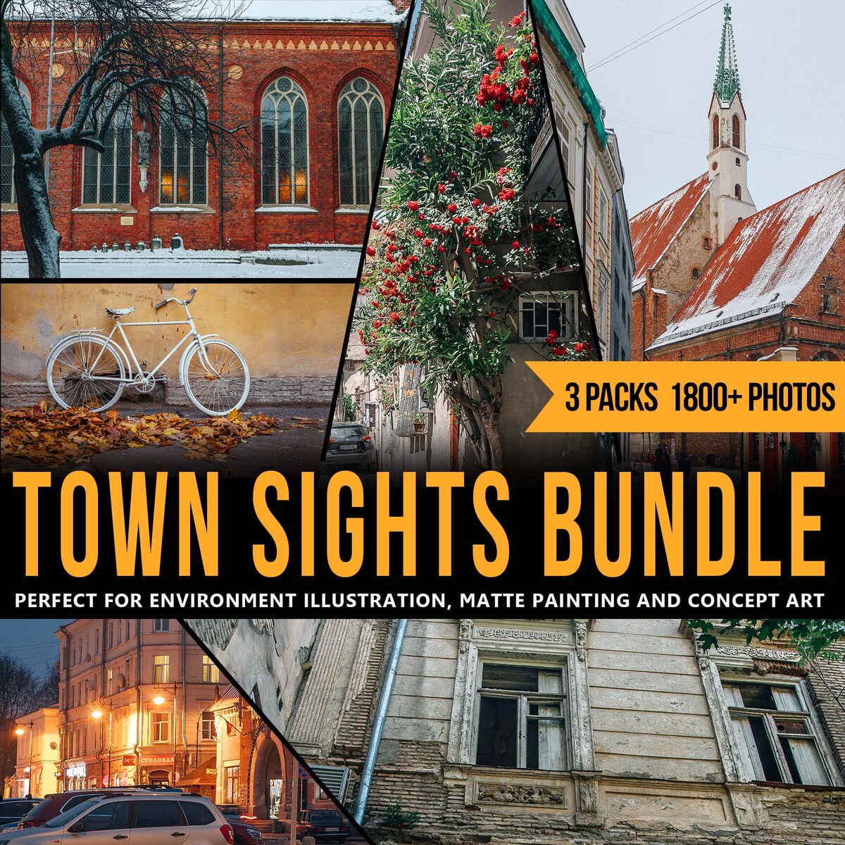 ArtStation - Town Sights Bundle - Reference Pictures