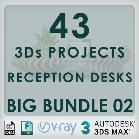 43 Projects - Reception Desks - Big Bundle 02 - ( Extended Commercial License )