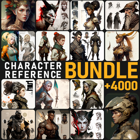 +4000 Character Reference Bundle ( commercial license )