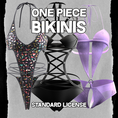 One Piece Bikinis Extended Commercial License