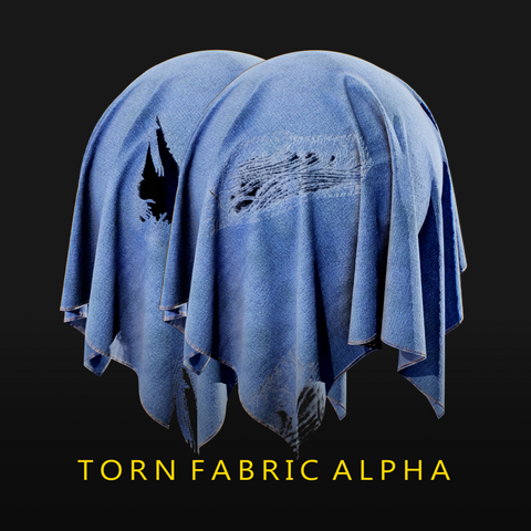 Torn Fabric Alphas Bundle (Standard License)