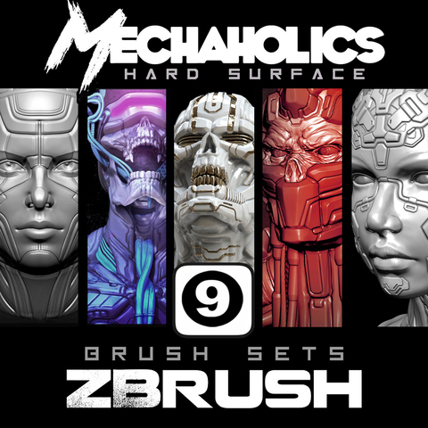 ZBrush Mechaholics Brush Bundle
