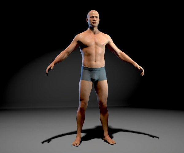 ArtStation - R15 Realistic Male Body