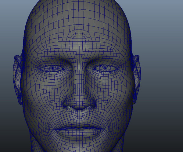 ArtStation - Head Geometry MultiUV 3D model | Resources