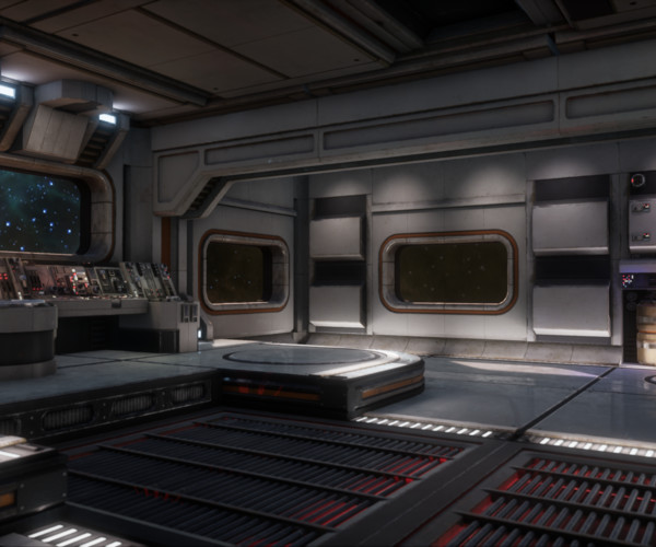 ArtStation - Sci Fi Interior Asset Pack 1 | Resources