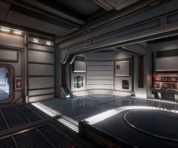 ArtStation - Sci Fi Interior Asset Pack 1 | Resources