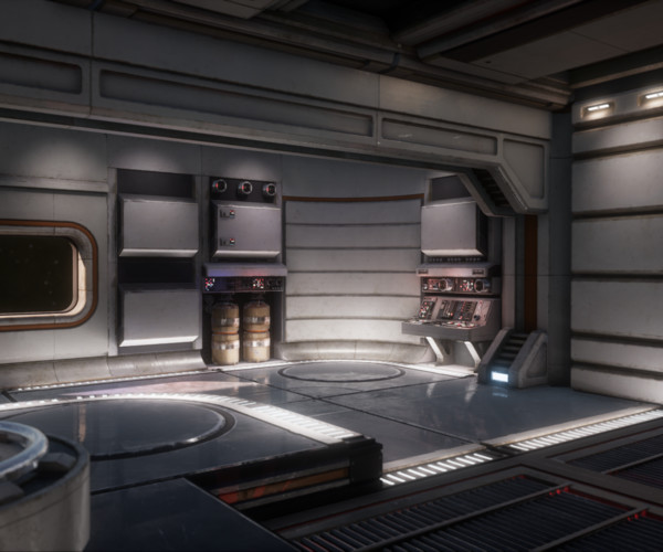 ArtStation - Sci Fi Interior Asset Pack 1 | Resources