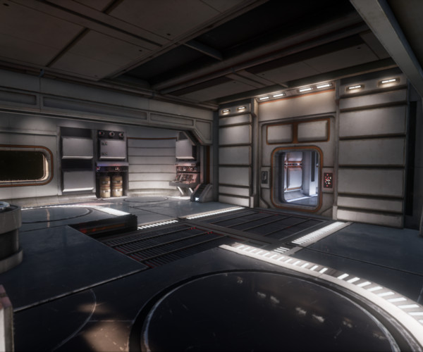 ArtStation - Sci Fi Interior Asset Pack 1 | Resources