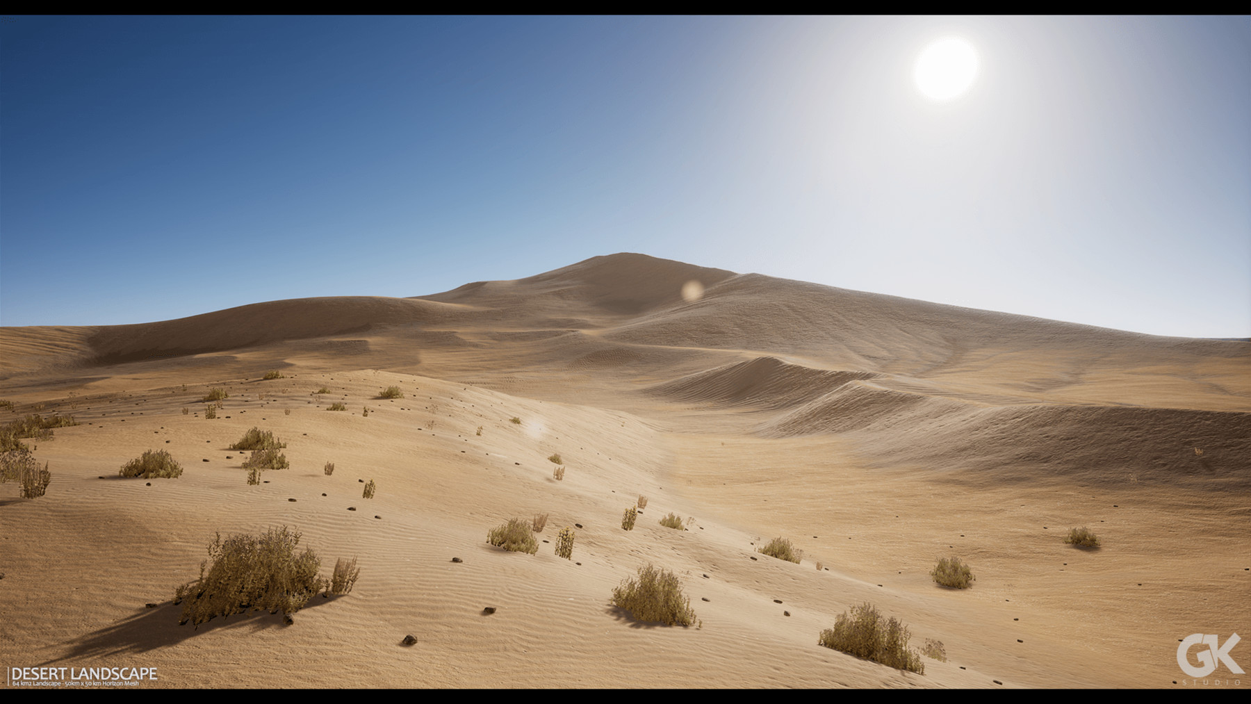 Пустыня ландшафт