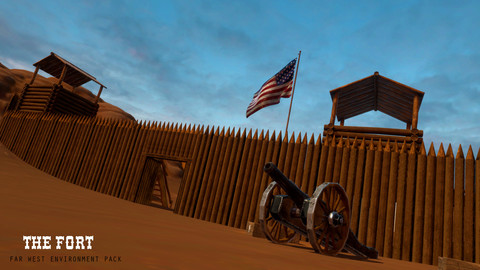 The Fort, A Wild West Environment Pack for the Unity Engine