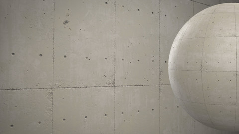 Substance Designer - Concrete slabbed wall