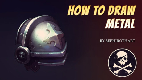 How to Draw Metal ★ voice over TUTORIAL [PHOTOSHOP]