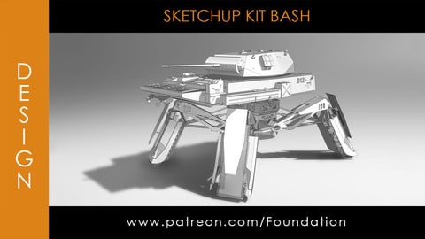 Foundation Art Group - SketchUp Kit Bash