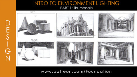 Foundation Art Group - Intro to Environment Lighting - Part 1: Thumbnails
