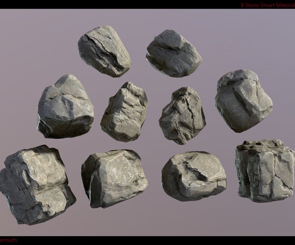 ArtStation - Smart Materials: Stone | Game Assets