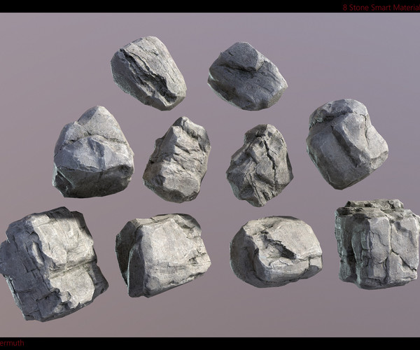 ArtStation - Smart Materials: Stone | Game Assets