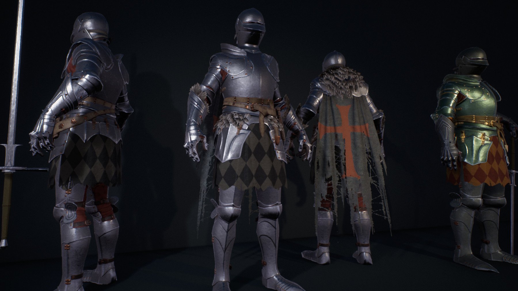 ArtStation - Gothic Knights, characters pack | Game Assets