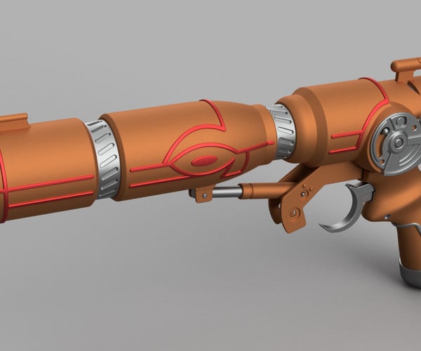 Starbase Guns Repro 3D print Starcom Spare Parts 