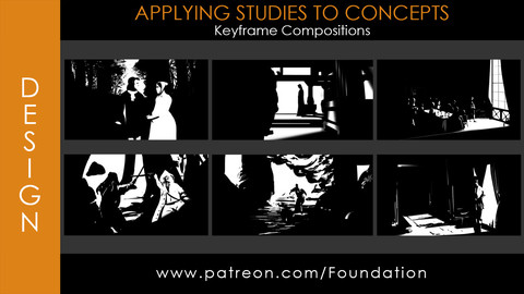 Foundation Art Group - Applying Studies to Concepts: Keyframe Compositions