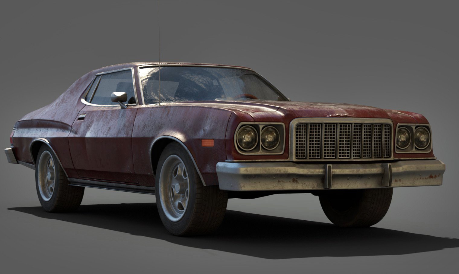 ArtStation - Ford Gran Torino (Starsky & Hutch)