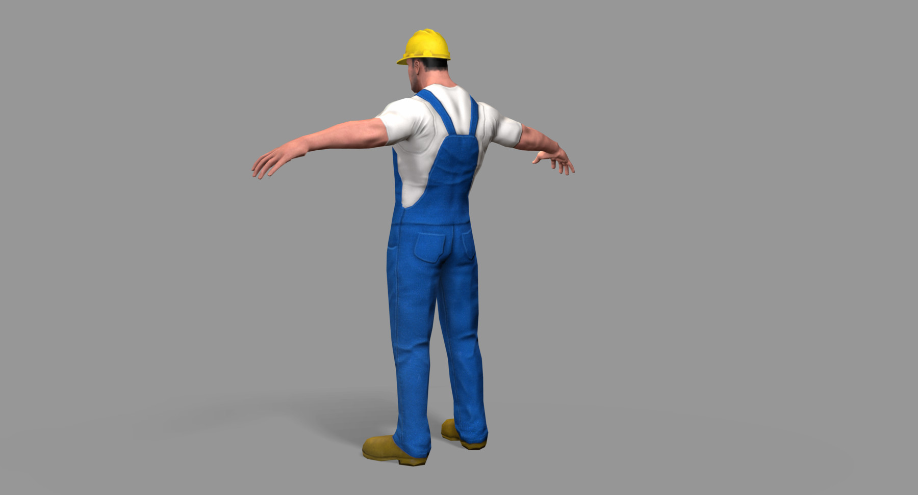 ArtStation - Worker lowpoly | Game Assets