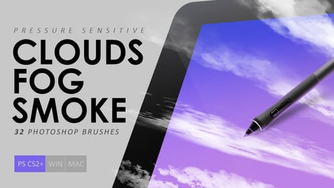 Clouds, Fog, Smoke Photoshop Brushes