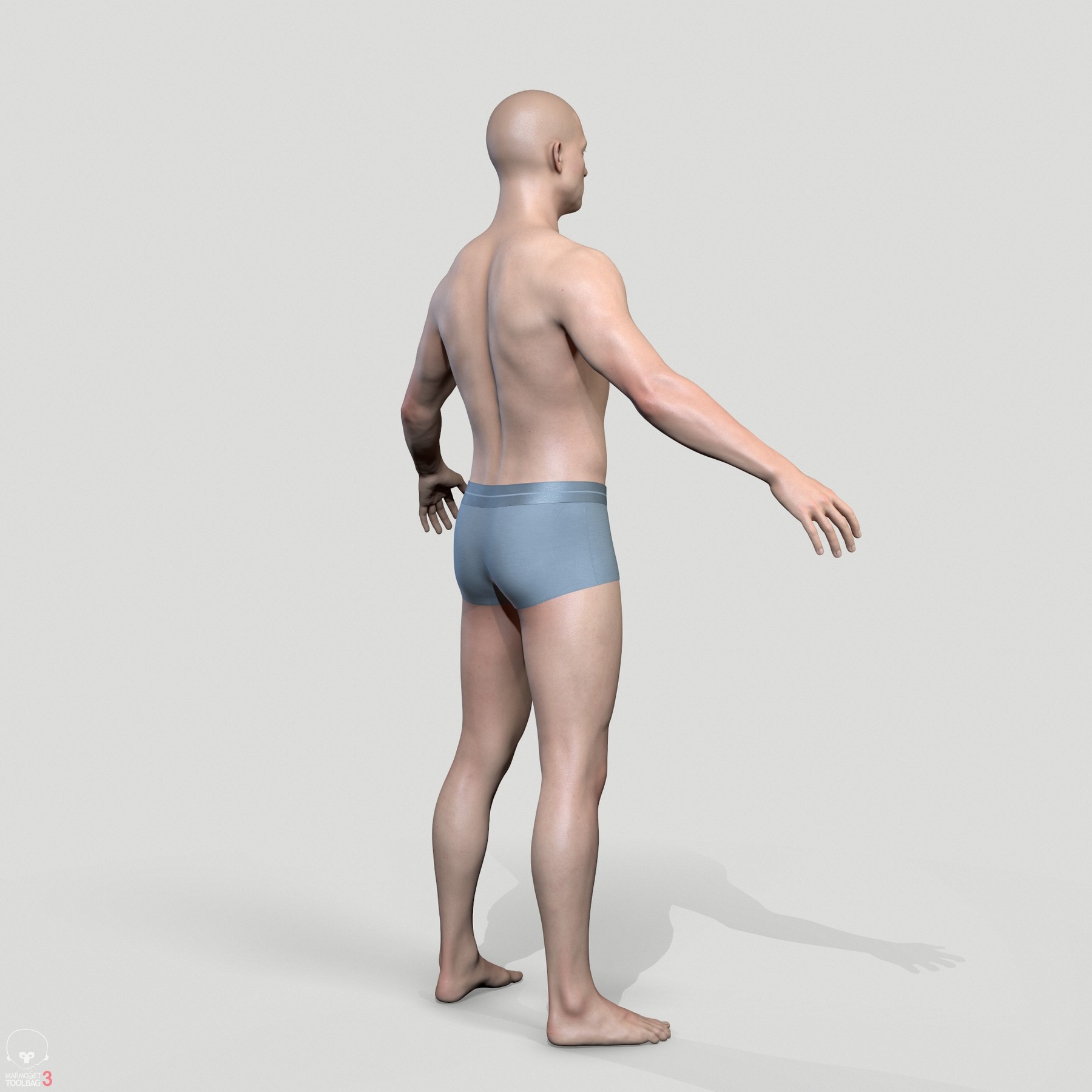 ArtStation - R15 Realistic Male Body