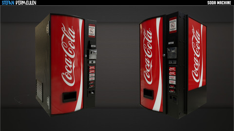 PBR Coca Cola Machine - VR Ready