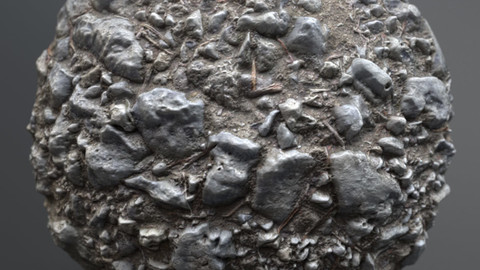 Rock ground 03895 - PBR Material GamesTextures.com