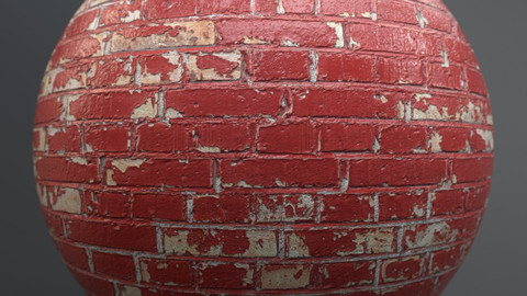 Brick wall 8310 - PBR Material Version: Bright / Dark GamesTextures.com