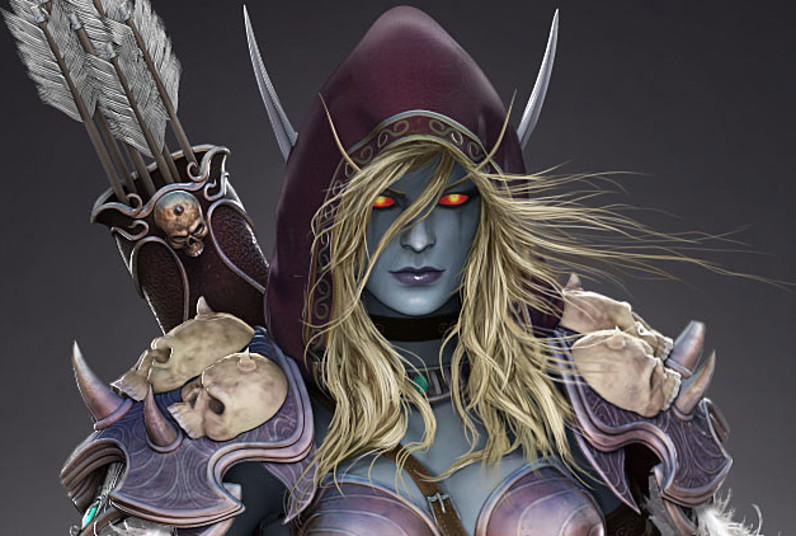 Sylvanas En Vol. 3: Texture - 3D Course Character creation in Zbrush Female...