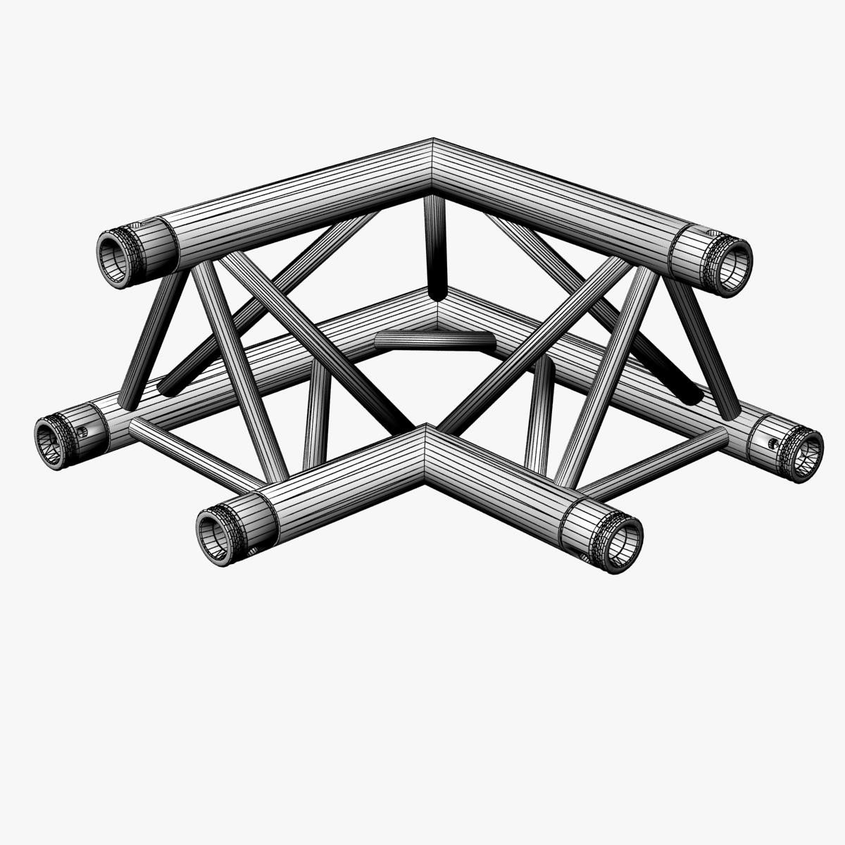 Modules 3 4. Aluminum triangular Truss 150mm Black. Треугольная балка. Light Truss Triangle. Геометрия квадратной фермы.