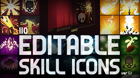 Editable RPG Skill Icons