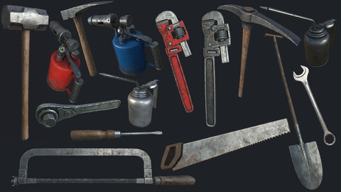 Old Work Tools Collection PBR